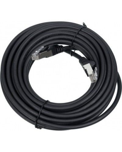 Патч-корд LSZH FTP кат.6A, 10 м, черный LANMASTER LAN-PC45/S6A-10-BK в Нефтеюганске Патч-корды и пигтейлы Pintop.ru