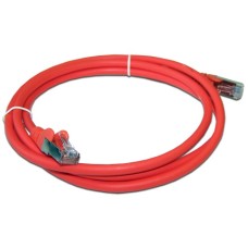 Патч-корд RJ45 - RJ45, 4 пары, FTP, категория 6A, 5 м, красный, LSZH LANMASTER LAN-PC45/S6A-5.0-RD