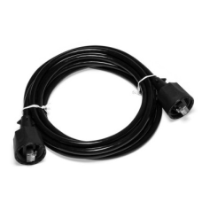 Патч-корд индустриальный RJ45 - RJ45, 4 пары, FTP, категория 5е, 2 м, черный LANMASTER LAN-S45-45-2.0-WP