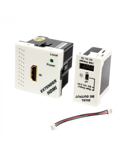 Конвертор RJ45-HDMI LANMASTER LAN-SIP-23HDMI/TX-WH в Нефтеюганске Медиаконвертеры Pintop.ru