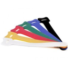 Хомут-липучка 310 мм, красный (20 шт.уп) LANMASTER LAN-VCM310-RD