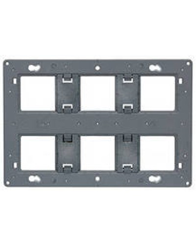 Суппорт Mosaic на 2x6, 2x8 или 2x3x2 модулей LEGRAND 080266 в Нефтеюганске Аксессуары для кабель-канала Pintop.ru