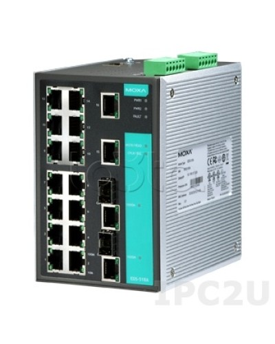 Коммутатор управляемый промышленный 18-портовыйMoxa EDS-518A в Нефтеюганске Коммутаторы Pintop.ru