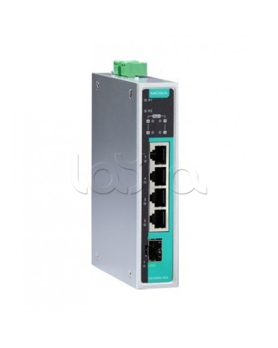 Коммутатор PoE 5-портовый Moxa EDS-G205A-4PoE-1GSFP в Нефтеюганске Коммутаторы Pintop.ru
