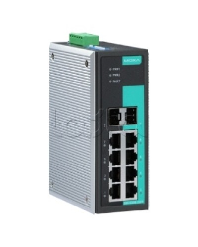 Коммутатор неуправляемый промышленный 6-портовый Moxa EDS-G308-2SFP-T в Нефтеюганске Коммутаторы Pintop.ru