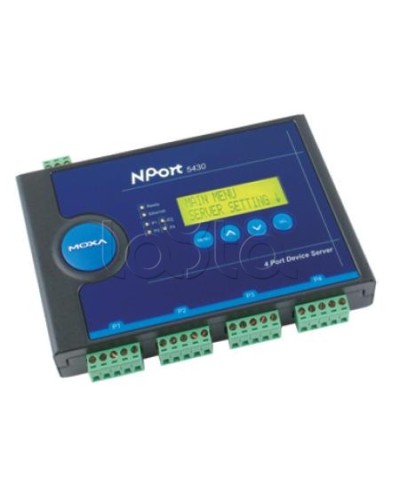 Сервер 4-портовый RS-422/485 в Ethernet Moxa NPort 5430I в Нефтеюганске Дополнительное оборудование для ОПС Pintop.ru
