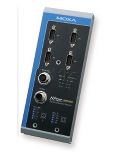 Сервер 4-портовый RS-232/422/485 в Ethernet Moxa NPort 5450AI-M12-CT в Нефтеюганске Дополнительное оборудование для ОПС Pintop.ru