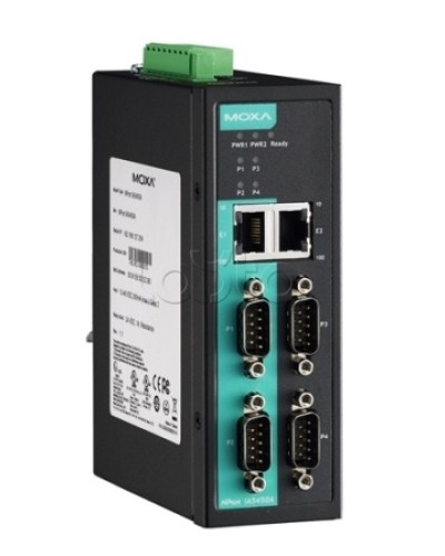 Сервер 4-портовый RS-232/422/485 в Ethernet Moxa NPort IA-5450A-T в Нефтеюганске Дополнительное оборудование для ОПС Pintop.ru