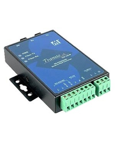 Конвертор RS-232/422/485 в оптику SM (ST) Moxa TCF-142-S-ST в Нефтеюганске Дополнительное оборудование для ОПС Pintop.ru