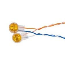 Cоединитель проводов типа "скотчлок" для 2-х жил (100 шт/уп) NETLAN EC-SL-UY2-YL-100