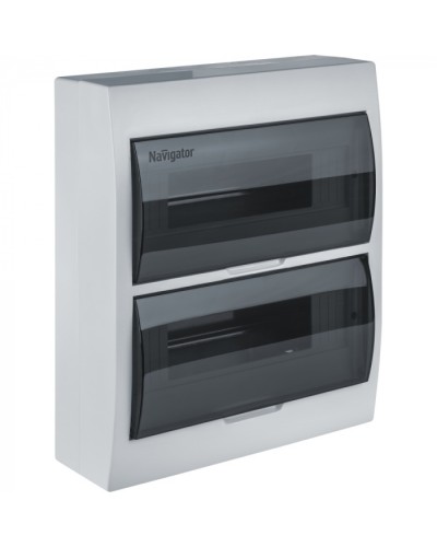 Коробка Navigator 93 799 NSS-DBW-24-WH-IP41 в Нефтеюганске Боксы для автоматов Pintop.ru