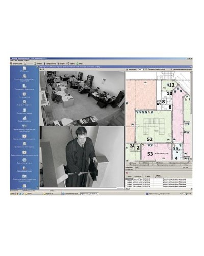 ПО Модуль Центральный пост PERCo-SM13 в Нефтеюганске Сетевая СКУД Perco Pintop.ru