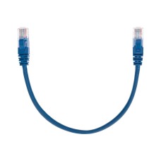 Патч-корд U/UTP, CAT 5e, RJ45-RJ45, 26AWG, LSZH, синий, 0,3м REXANT 02-0104-03