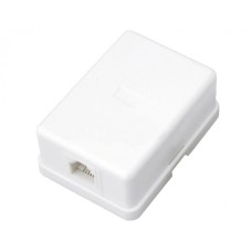 Розетка телефонная 1х6Р-4С (50шт/уп) REXANT 03-0001