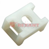 Площадка для крепления стяжки 22.2x16мм БЕЛАЯ 100 шт (10шт/уп) REXANT 07-2102