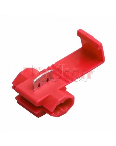 Ответвитель 0.5-1.0мм² (KW-3, 3MR (LT-215)) красный (100шт/уп) REXANT 08-0761 в Нефтеюганске Аксессуары для кабель-канала Pintop.ru