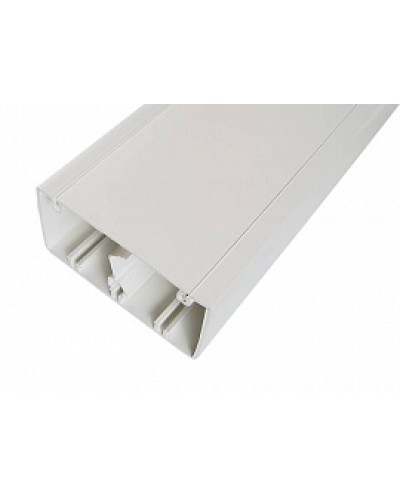 Кабельный канал с крышкой100х50х2000мм (белый) SPL 100001S в Нефтеюганске Кабель-канал Pintop.ru