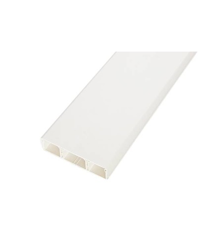 Кабельный канал75x20х2000мм с перегородками (белый) SPL (075001S) в Нефтеюганске Кабель-канал Pintop.ru