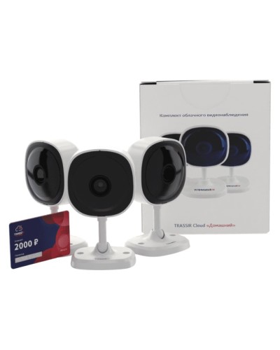 Комплект облачного видеонаблюдения TRASSIR 3TRCloud2000 в Нефтеюганске IP-камеры Pintop.ru
