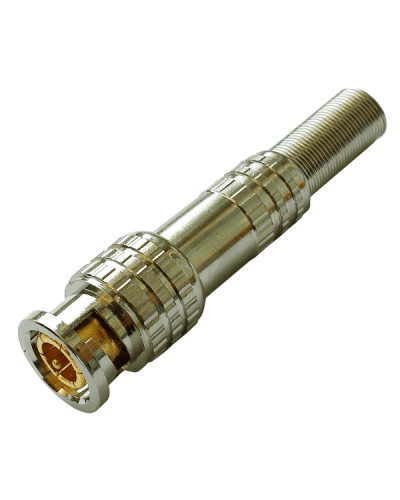 Коннектор Tantos РАЗЪЕМ TS BNC штекер под пайку с пружиной, металл в Нефтеюганске Коннекторы Pintop.ru