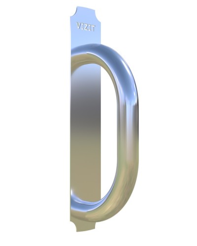 Дверная ручка наружная с декоративной накладкой Vizit PC-101-VIZIT в Нефтеюганске Аксессуары для многоабонентных систем Pintop.ru