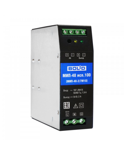 Модуль источника питания Болид МИП-48 исп.100 (МИП-48-2/7М10) в Нефтеюганске Охранно-пожарное оборудование Pintop.ru