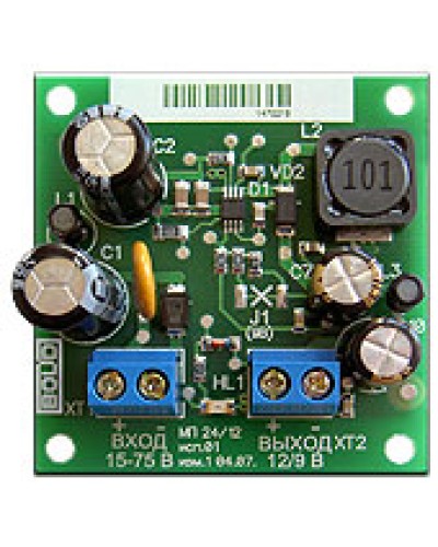 Модуль преобразователя Болид МП 24/12В исп.01 в Нефтеюганске Электротехническое оборудование Pintop.ru