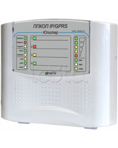 Элеста Юпитер-1431 (ППКОП Юпитер-4 IP/GPRS, пластик. корпус) в Нефтеюганске Приемно-контрольные приборы Pintop.ru