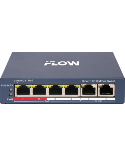 Коммутатор с PoE iFlow F-SW-EM206POE-VM в Нефтеюганске Коммутаторы Pintop.ru