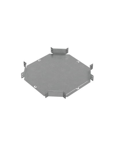 Х-разветвитель 80х400 мм ПЛЮС HD85 КМ-профиль (XDplus80-400 HD85) в Нефтеюганске Аксессуары для лотков Pintop.ru