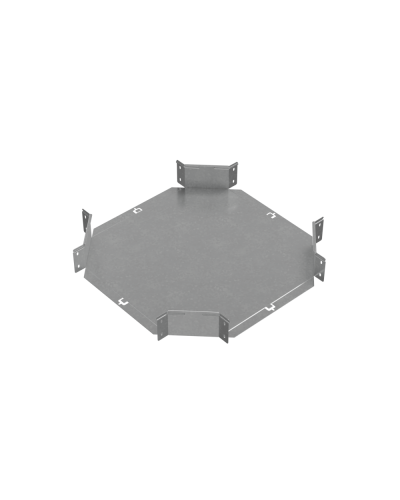 Х-разветвитель 100х400 мм ПЛЮС HD85 КМ-профиль (XDplus100-400 HD85) в Нефтеюганске Аксессуары для лотков Pintop.ru