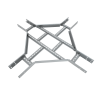 Х-разветвитель лестничный 50х400х1,2 мм "Быстрый монтаж" HD85 КМ-профиль (LXDS50-400-1.2 HD85)
