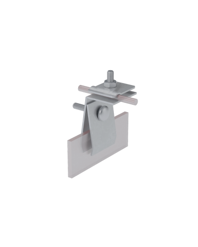 Фальцевый держатель H70 мм для прутка Ø 5-10 мм HD КМ-Профиль (FD-H70-D5-10 HD) в Нефтеюганске Монтажные материалы Pintop.ru