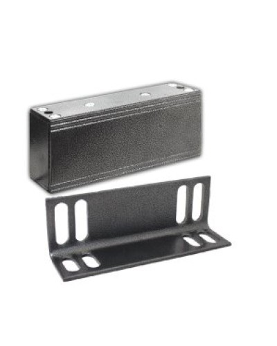 Замок электромагнитный Олевс М1-500 с уголком серебряный антик в Нефтеюганске Электромагнитные замки Pintop.ru