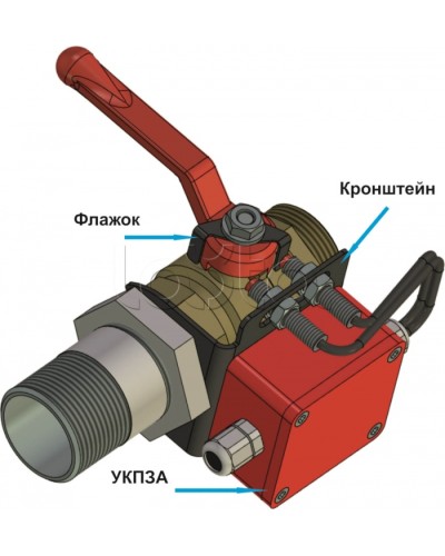 Устройство контроля положения запорной арматуры УКПЗА v2 Спецавтоматика в Нефтеюганске Устройства контроля положения дисковых затворов Pintop.ru