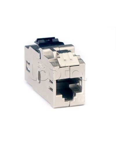 Модуль Keystone RJ45 CAT6 проходной экранированный, серебристый DKC RNK6FESL в Нефтеюганске Модули Keystone Pintop.ru