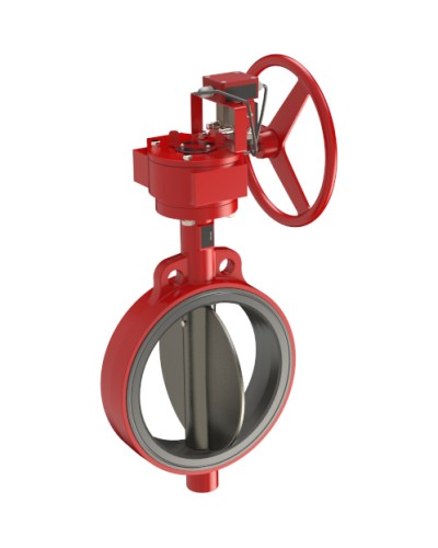 Затвордисковый с ручным приводом с контролем положения УКПЗА Спецавтоматика 3т 200/1,6(Р)-Ф.У3.1-АМК-200v1 в Нефтеюганске Затворы дисковые Pintop.ru