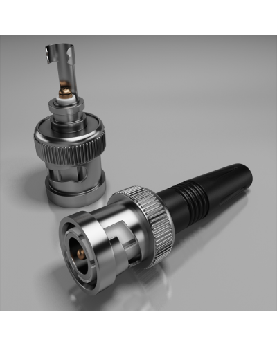 Разъем штекер BNC под винт с колпачком (50 шт/уп) ПожТехКабель PTK-Accessories в Нефтеюганске Коннекторы Pintop.ru