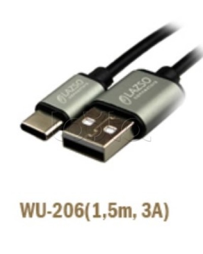 Кабель для передачи данных и зарядки LazsoWU-206(1,5m, 3А) в Нефтеюганске Оборудование для видеонаблюдения Pintop.ru