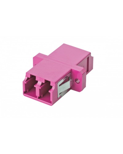 Адаптер OM4, LC дуплекс, с фланцами, пурпурный Eurolan (36A-40-2L-02MG) в Нефтеюганске Проходные адаптеры Pintop.ru