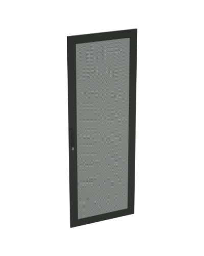 Дверь перфорированная одностворчатая для IT-CQE 2000 x 800 RAL9005 DKC R5ITCPRMM2080B в Нефтеюганске Аксессуары для стоек и шкафов Pintop.ru