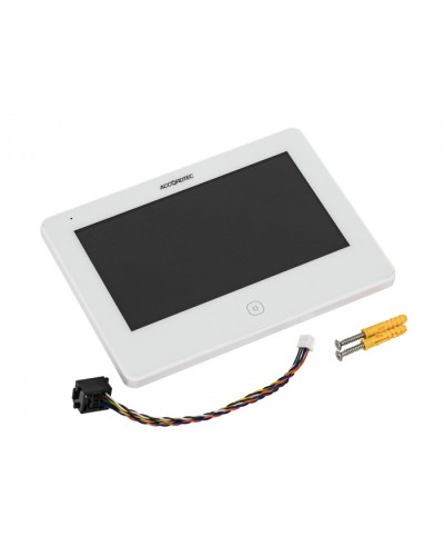 Монитор видеодомофон AccordTec AT-VD 770W WH в Нефтеюганске Абонентские IP устройства Pintop.ru