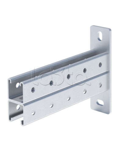 STRUT-консоль 41х41 мм, основание 350 мм EKF (stk414135) в Нефтеюганске Полки для шкафов и стоек Pintop.ru