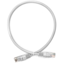 Патч-корд RJ45 TWT FTP кат.5e, с заливными колпачками, 1.0 м, серый TWT TWT-45-45-1.0/S-GY