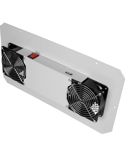 Панель вентиляционная с 2 вентиляторами TLK TLK-FAN2-GY в Нефтеюганске Вентиляторные модули Pintop.ru