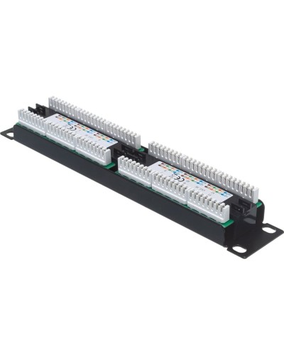 Панель коммутационная 10, 1U, 12 портов UTP, RJ-45, CAT 5e REXANT 04-0025 в Нефтеюганске Патч панель Pintop.ru