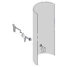 Крышка с замком разблокировки CAT-X Came 119RIX012