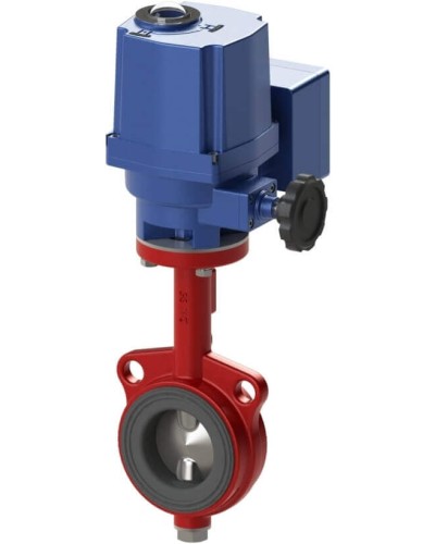 Затвор дисковый Спецавтоматика Зт 80/1,6(Э220М)-Ф.УЗ.1-АН-80 в Нефтеюганске Устройства пуска газового пожаротушения Pintop.ru