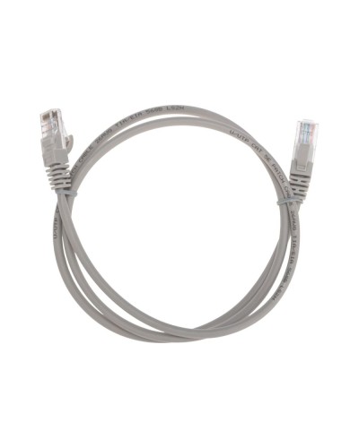 Патч-корд U/UTP, CAT 5e, RJ45-RJ45, 26AWG, LSZH, серый, 1м REXANT 02-0100-1 в Нефтеюганске Патчкорды (медные) Pintop.ru