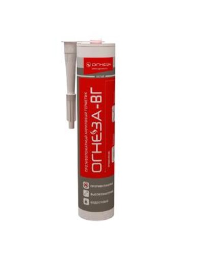 Герметик акриловый противопожарный Огнеза ОГНЕЗА-ВГ, туба 310 мл., цвет красный в Нефтеюганске Дополнительное оборудование пожаротушения Pintop.ru